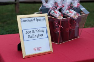 Sign: Joe & Kathy Gallagher - Race Award Sponsor